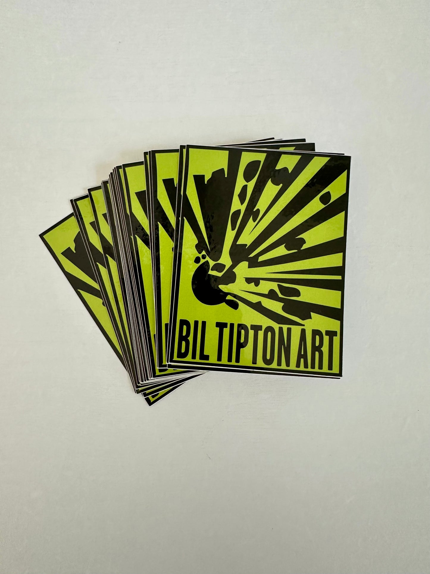 Explosive Art Warning - Sticker