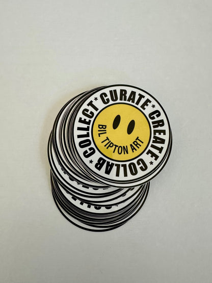 Collect • Curate • Create • Collaborate - Sticker