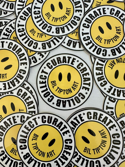 Collect • Curate • Create • Collaborate - Sticker